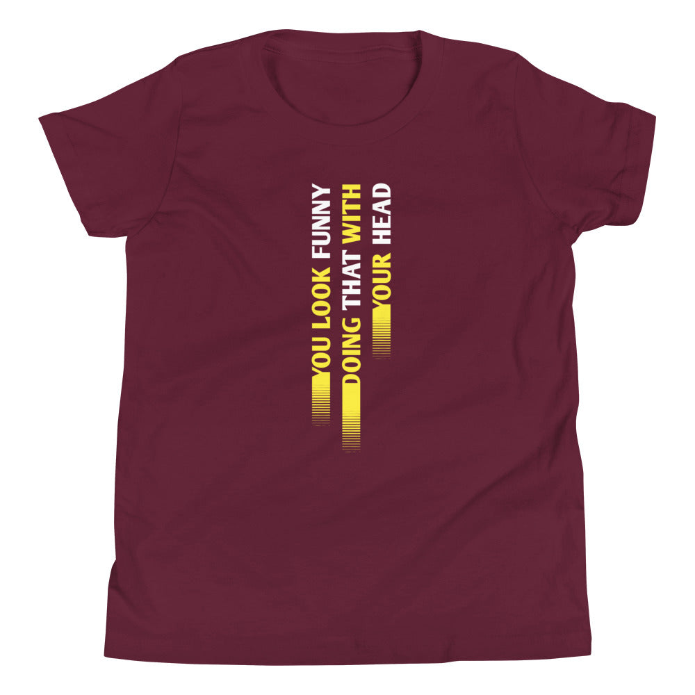 You Look Funny Doing That Kid's Youth Tee Hoodie, Sweatshirt | CoreVibeTees.com (Image 3)
