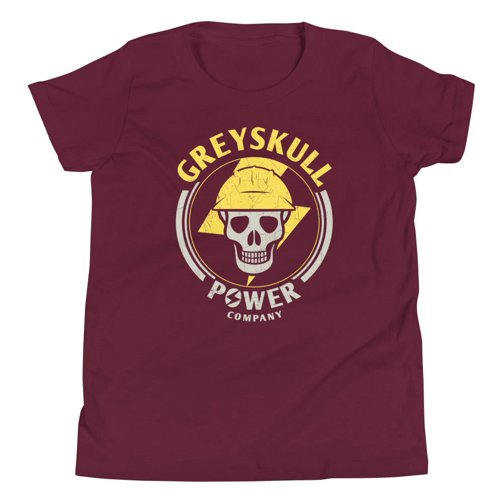 Greyskull Power Company Kid's Youth Tee Hoodie, Sweatshirt | CoreVibeTees.com (Image 3)
