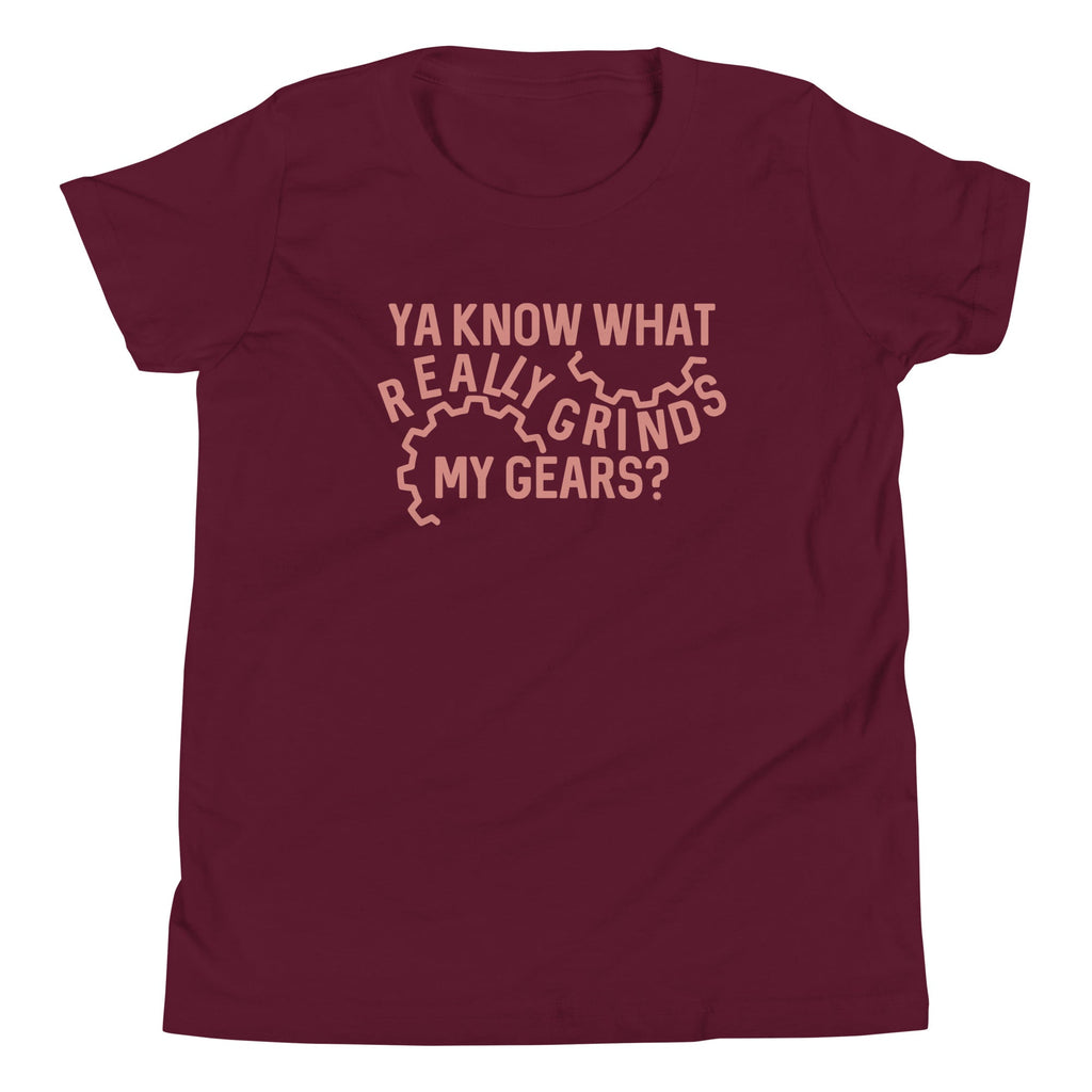 Grinds My Gears Kid's Youth Tee Hoodie, Sweatshirt | CoreVibeTees.com (Image 3)