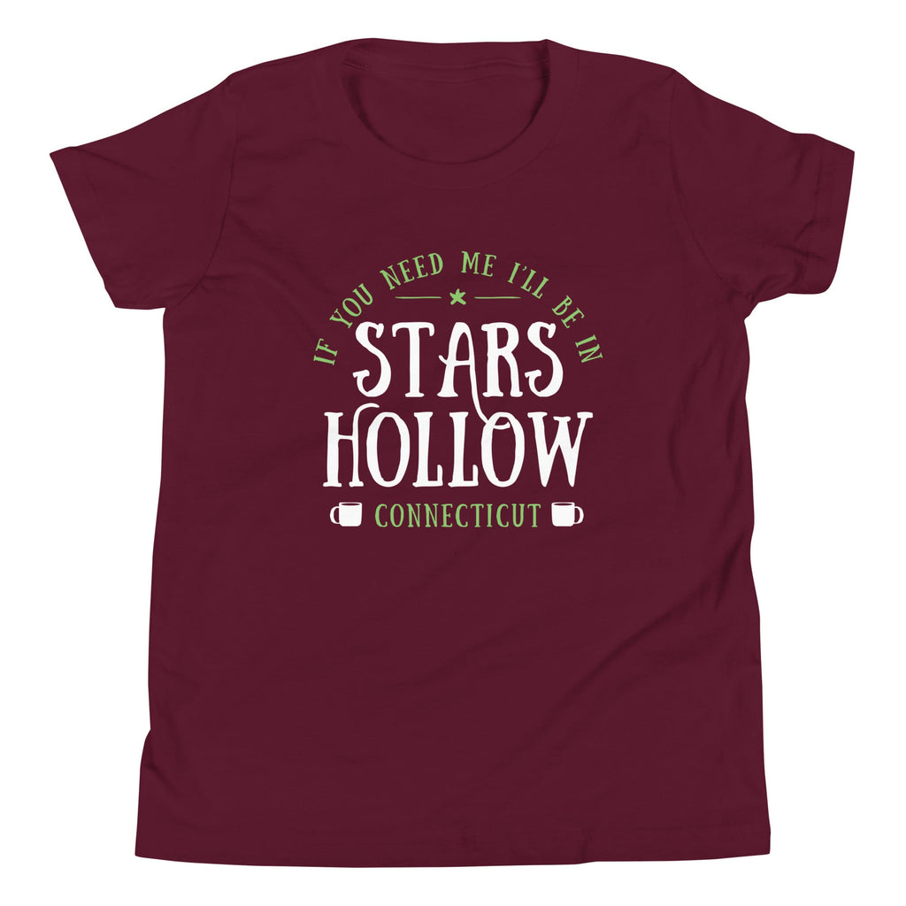Stars Hollow Kid's Youth Tee Hoodie, Sweatshirt | CoreVibeTees.com (Image 3)