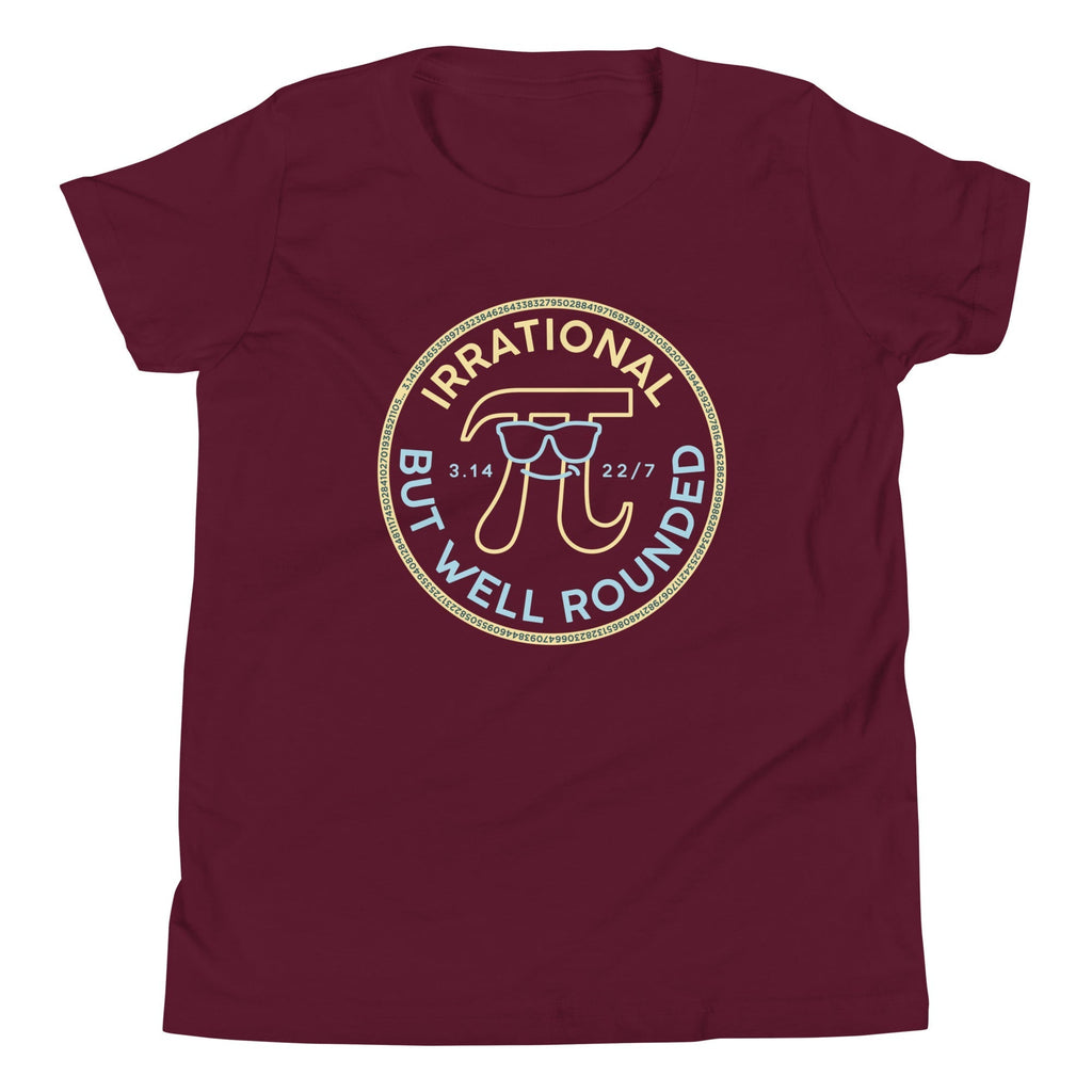 Irrational But Well Rounded Kid's Youth Tee Hoodie, Sweatshirt | CoreVibeTees.com (Image 3)