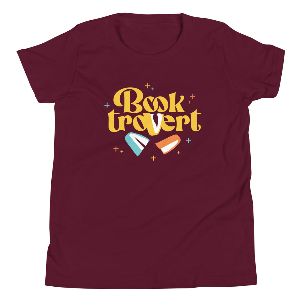 Booktrovert Kid's Youth Tee Hoodie, Sweatshirt | CoreVibeTees.com (Image 1)