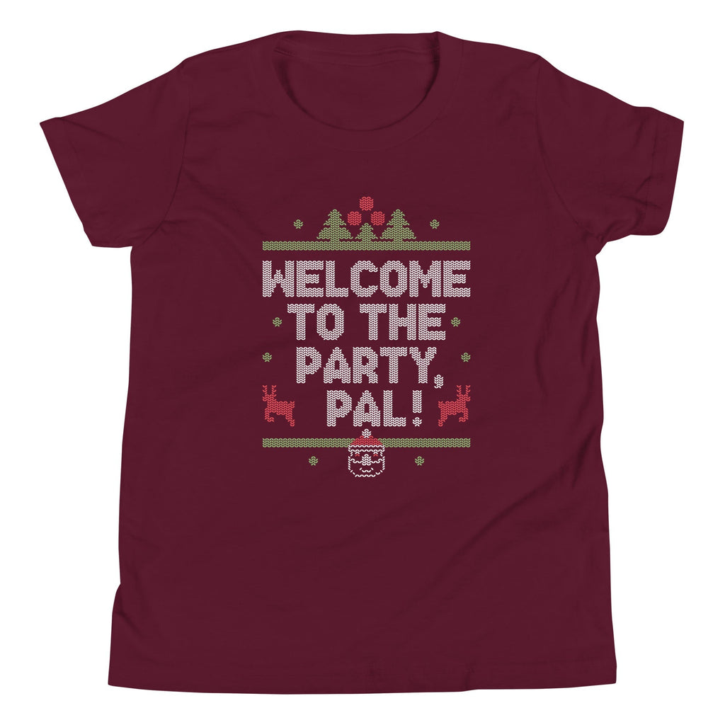 Welcome To The Party, Pal! Kid's Youth Tee Hoodie, Sweatshirt | CoreVibeTees.com (Image 3)