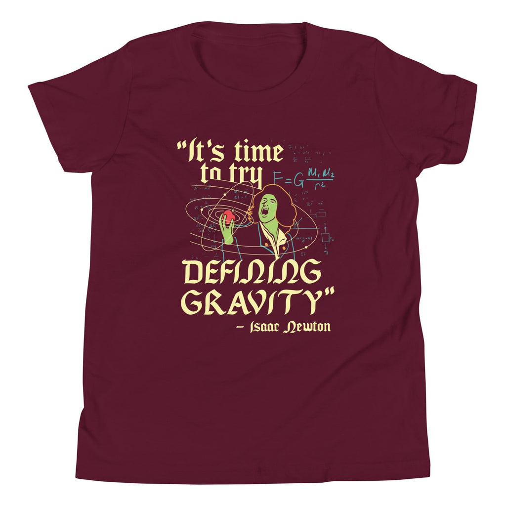 It's Time To Try Defining Gravity Kid's Youth Tee Hoodie, Sweatshirt | CoreVibeTees.com (Image 3)