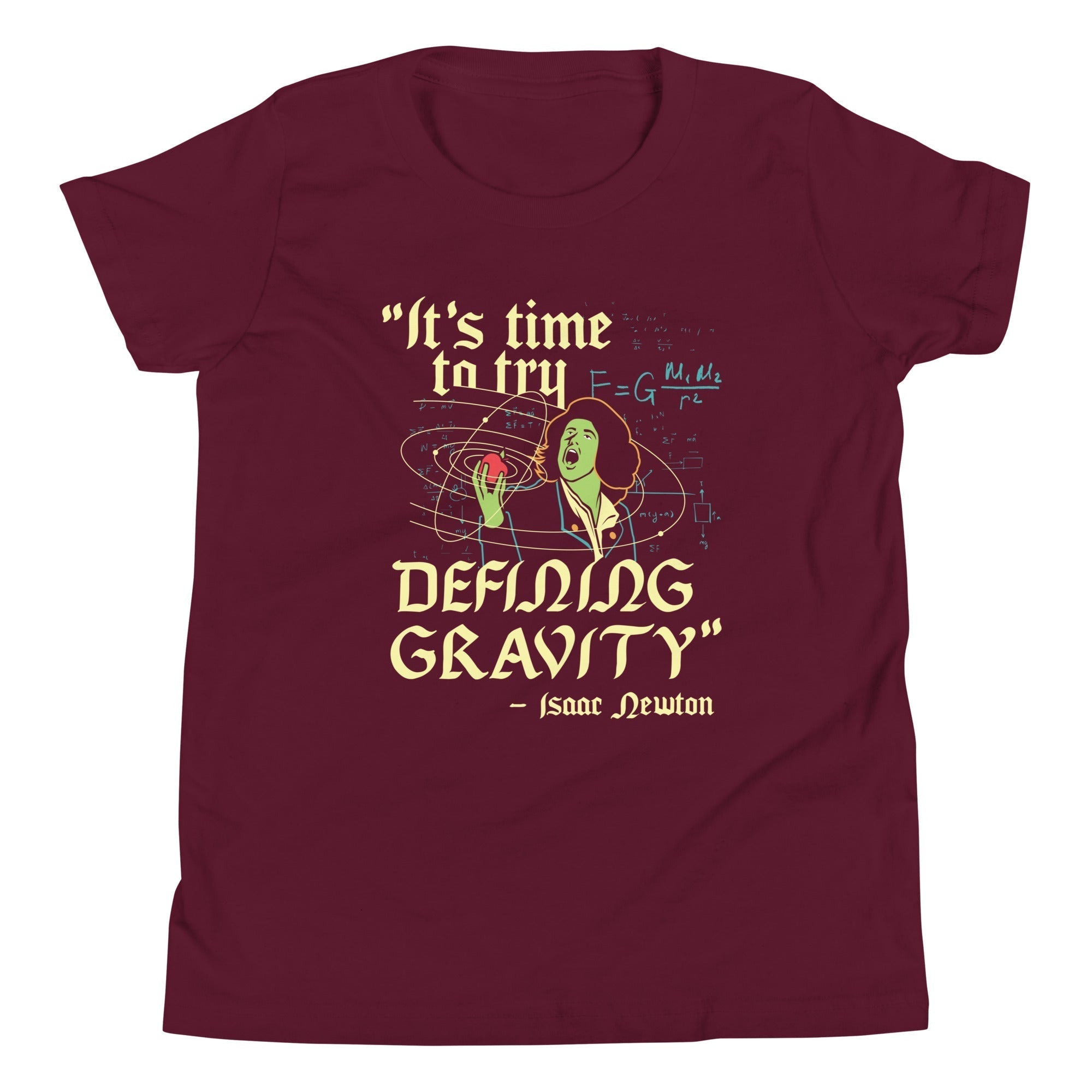 It's Time To Try Defining Gravity Kid's Youth Tee Hoodie, Sweatshirt | CoreVibeTees.com (Image 3)