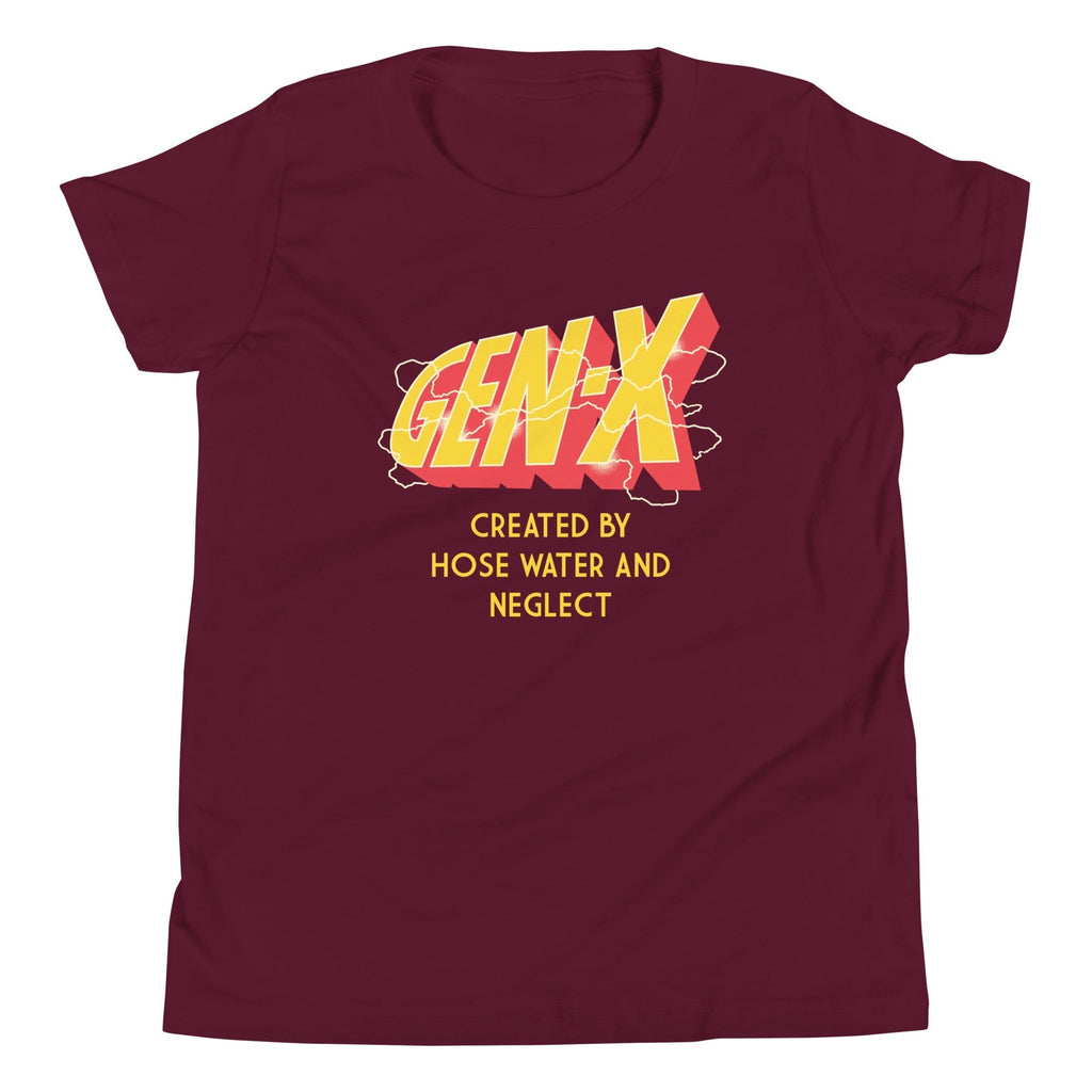 Gen-X Kid's Youth Tee Hoodie, Sweatshirt | CoreVibeTees.com (Image 3)