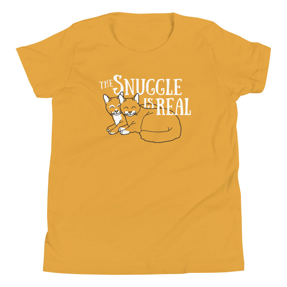 The Snuggle Is Real Kid's Youth Tee Hoodie, Sweatshirt | CoreVibeTees.com (Image 4)