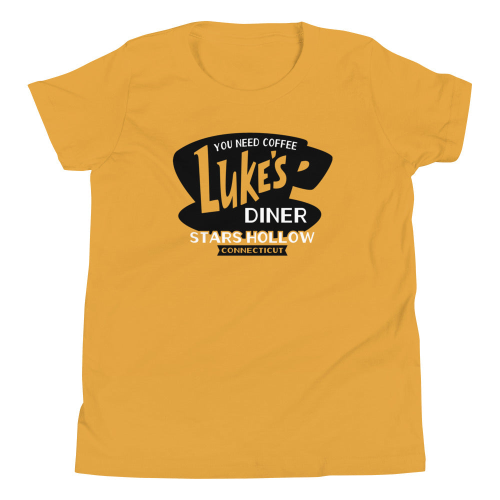 Luke's Diner Kid's Youth Tee Hoodie, Sweatshirt | CoreVibeTees.com (Image 5)