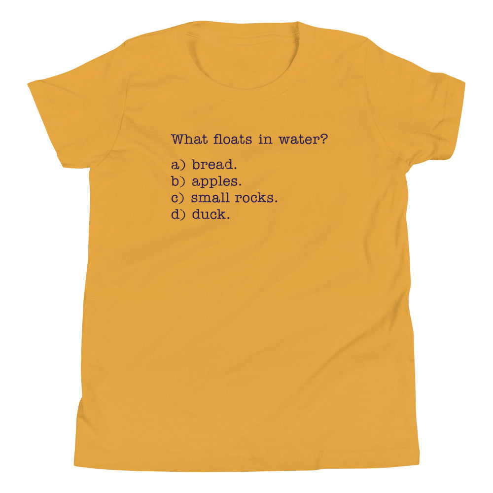What Floats In Water? Kid's Youth Tee Hoodie, Sweatshirt | CoreVibeTees.com (Image 2)