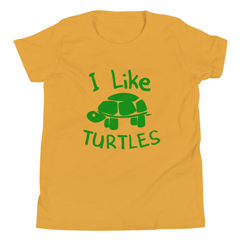 I Like Turtles Kid's Youth Tee Hoodie, Sweatshirt | CoreVibeTees.com (Image 2)