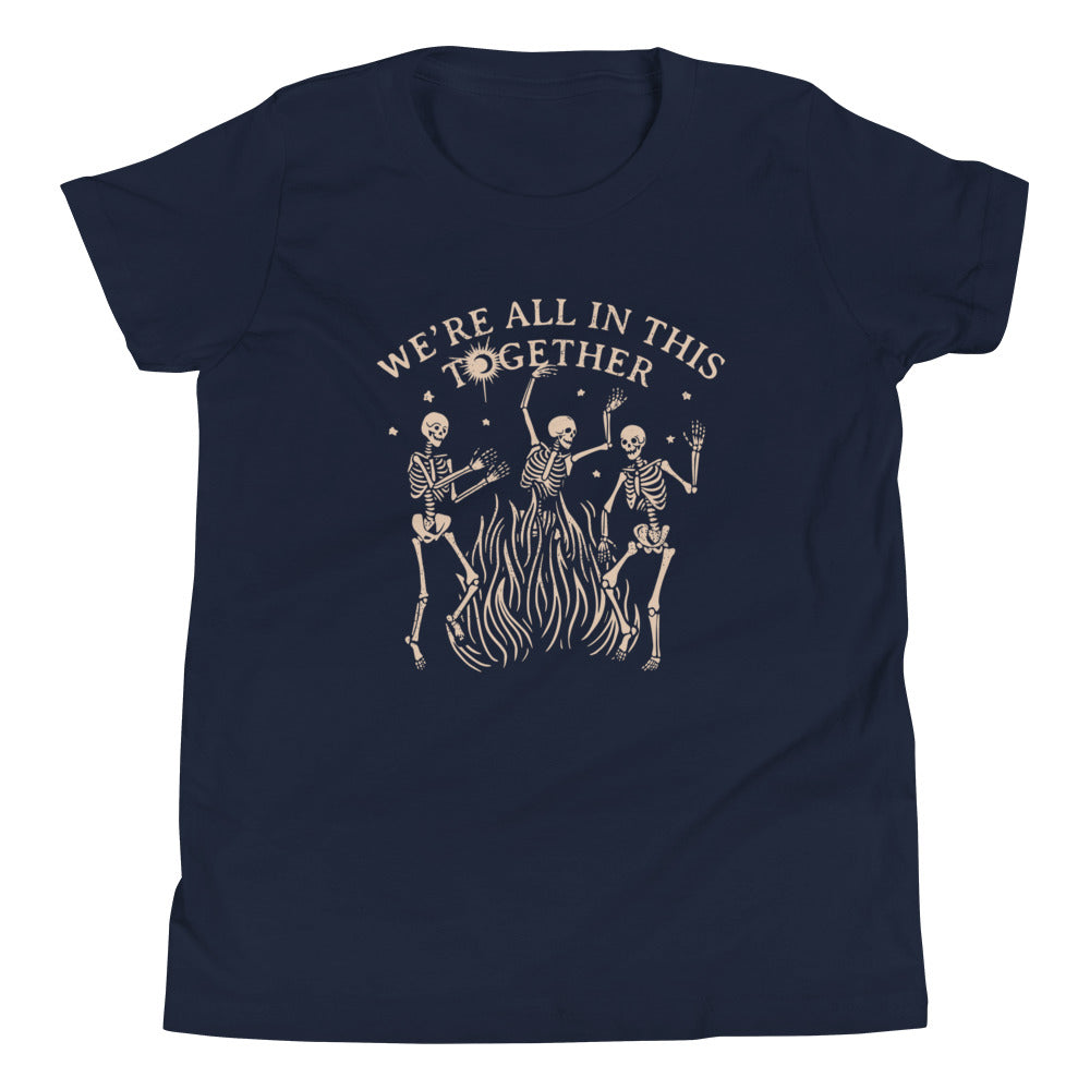 We're All In This Together Kid's Youth Tee Hoodie, Sweatshirt | CoreVibeTees.com (Image 2)