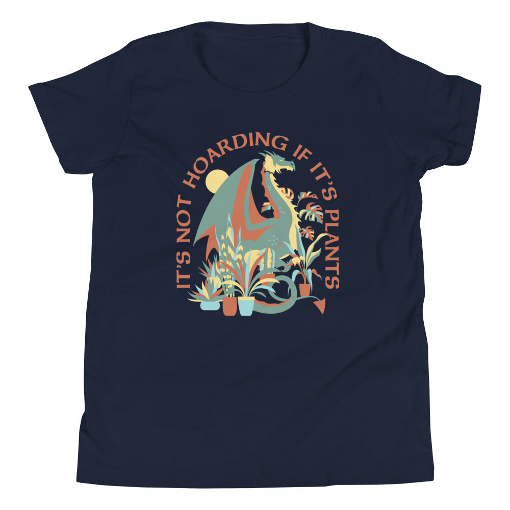 It's Not Hoarding If It's Plants Kid's Youth Tee Hoodie, Sweatshirt | CoreVibeTees.com (Image 1)
