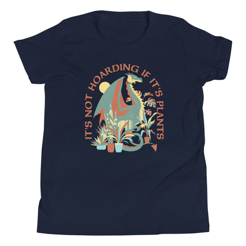 It's Not Hoarding If It's Plants Kid's Youth Tee Hoodie, Sweatshirt | CoreVibeTees.com (Image 1)
