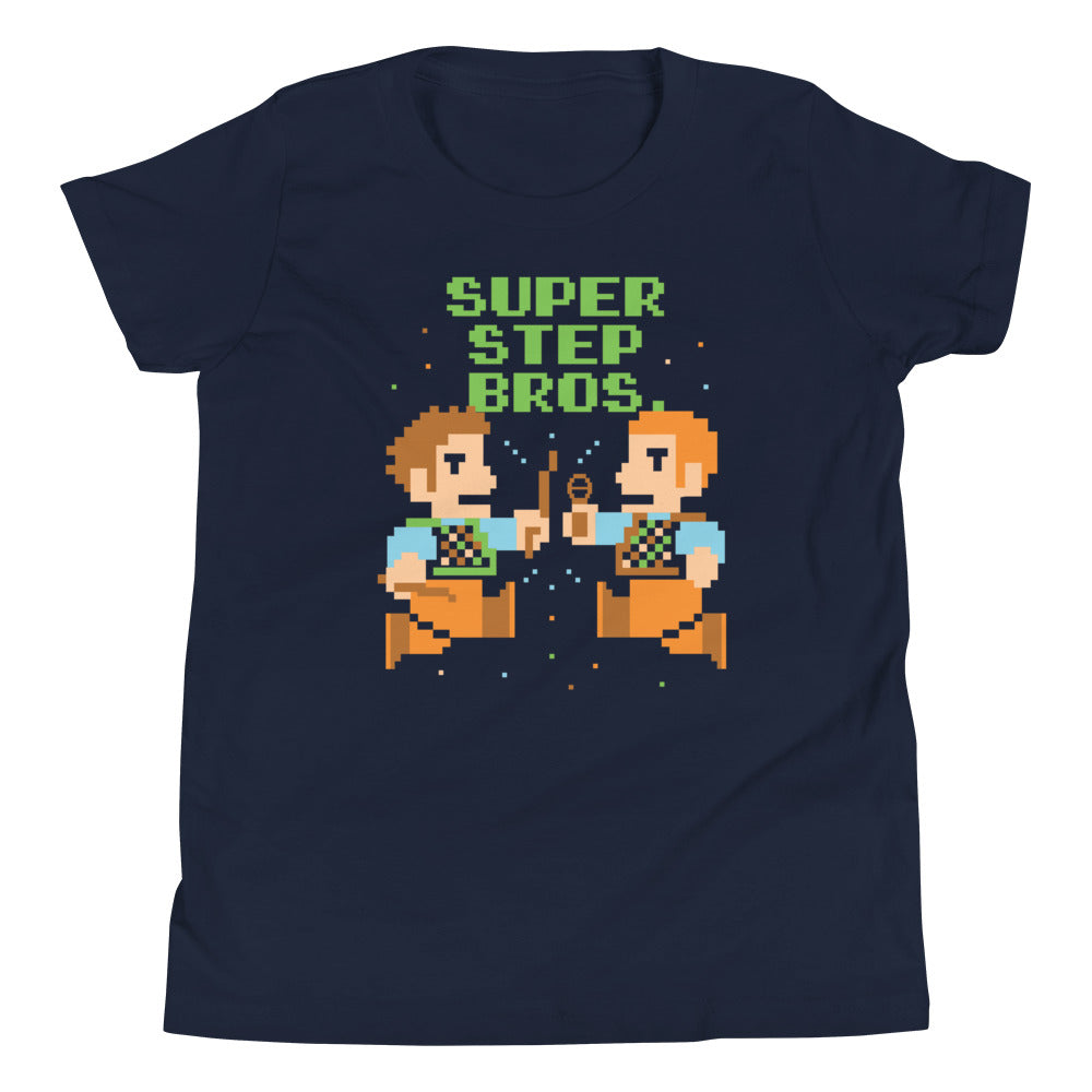Super Step Bros Kid's Youth Tee Hoodie, Sweatshirt | CoreVibeTees.com (Image 2)