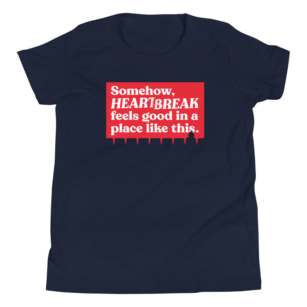 Somehow, Heartbreak Feels Good Kid's Youth Tee Hoodie, Sweatshirt | CoreVibeTees.com (Image 2)