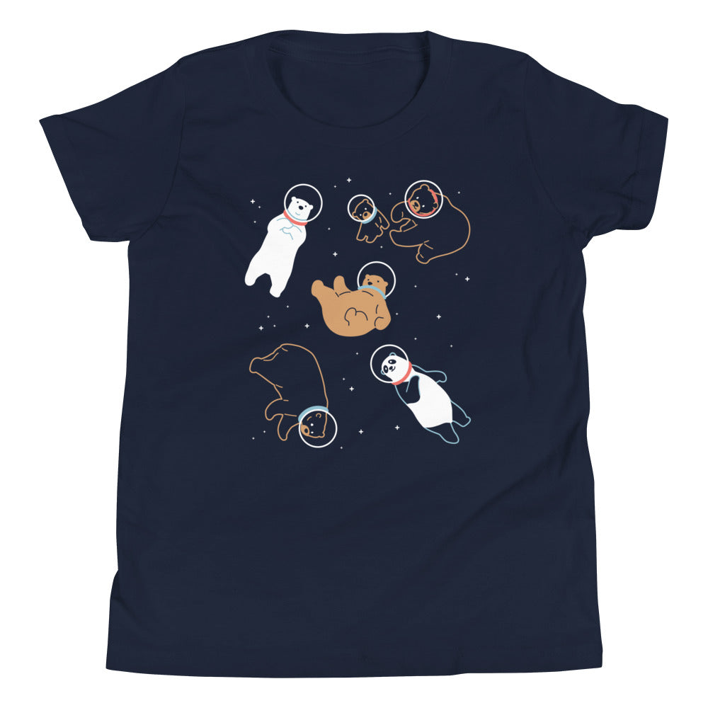 Bears In Space Kid's Youth Tee Hoodie, Sweatshirt | CoreVibeTees.com (Image 2)
