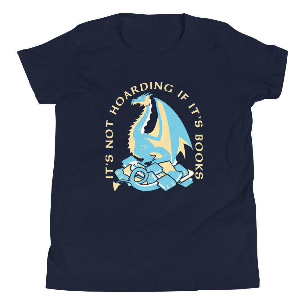 It's Not Hoarding If It's Books Kid's Youth Tee Hoodie, Sweatshirt | CoreVibeTees.com (Image 3)