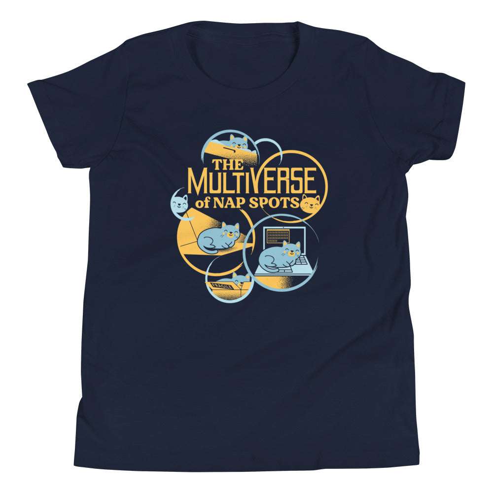 The Multiverse Of Nap Spots Kid's Youth Tee Hoodie, Sweatshirt | CoreVibeTees.com (Image 3)