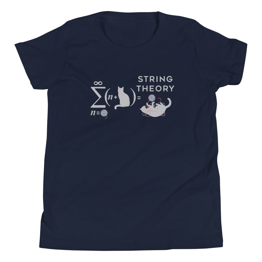 String Theory Kid's Youth Tee Hoodie, Sweatshirt | CoreVibeTees.com (Image 2)