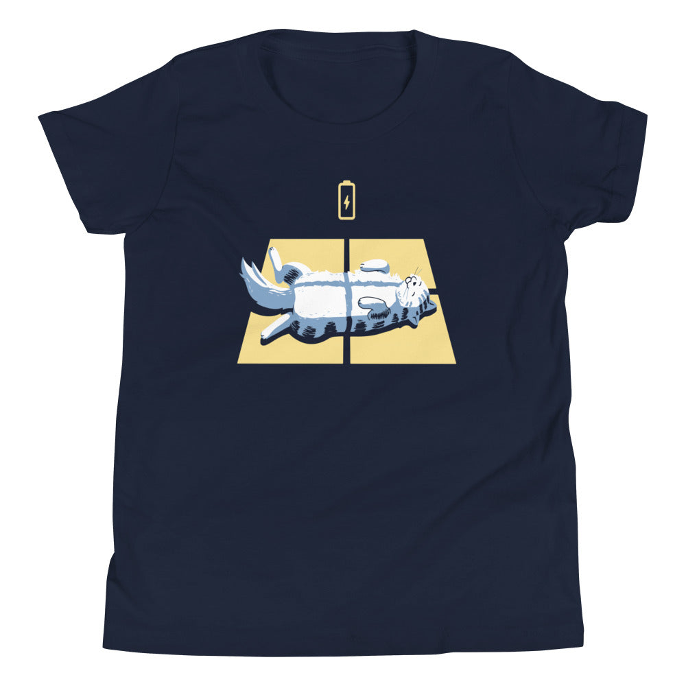 Solar Charging Kid's Youth Tee Hoodie, Sweatshirt | CoreVibeTees.com (Image 2)