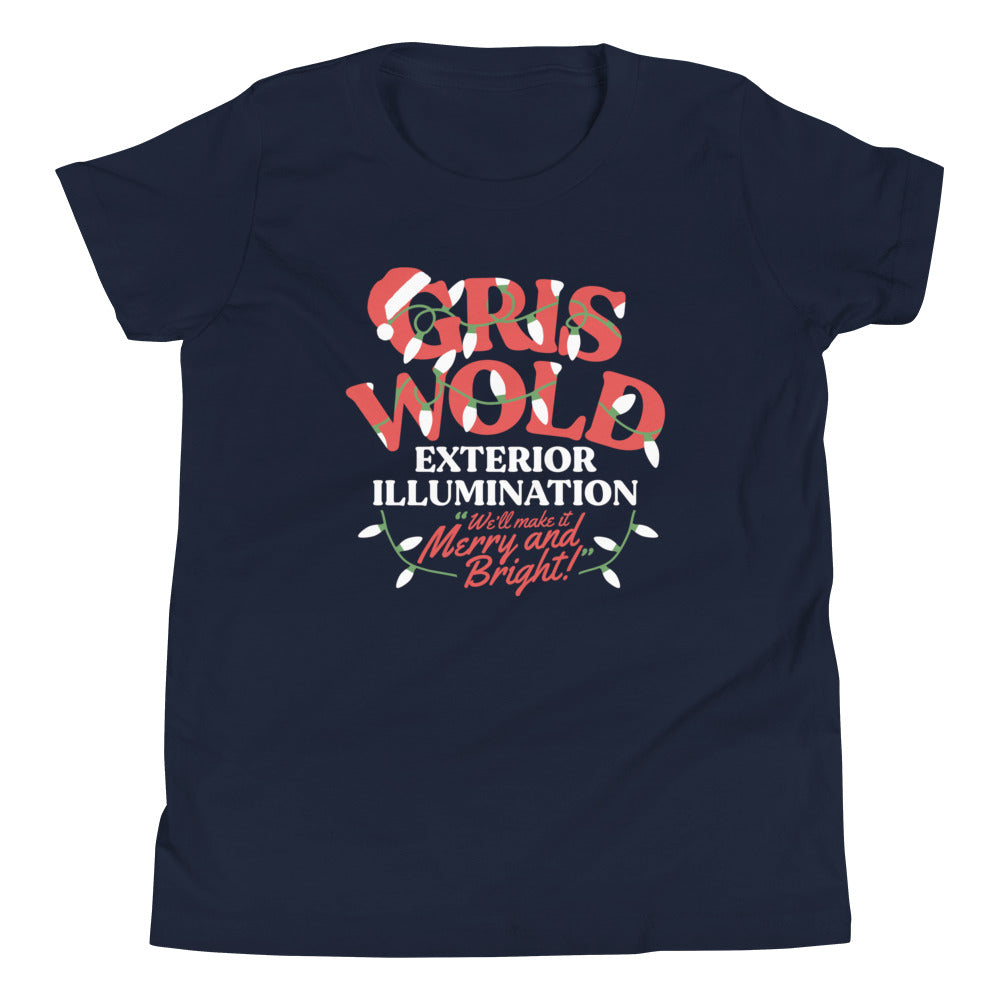 Griswold Exterior Illumination Kid's Youth Tee Hoodie, Sweatshirt | CoreVibeTees.com (Image 2)