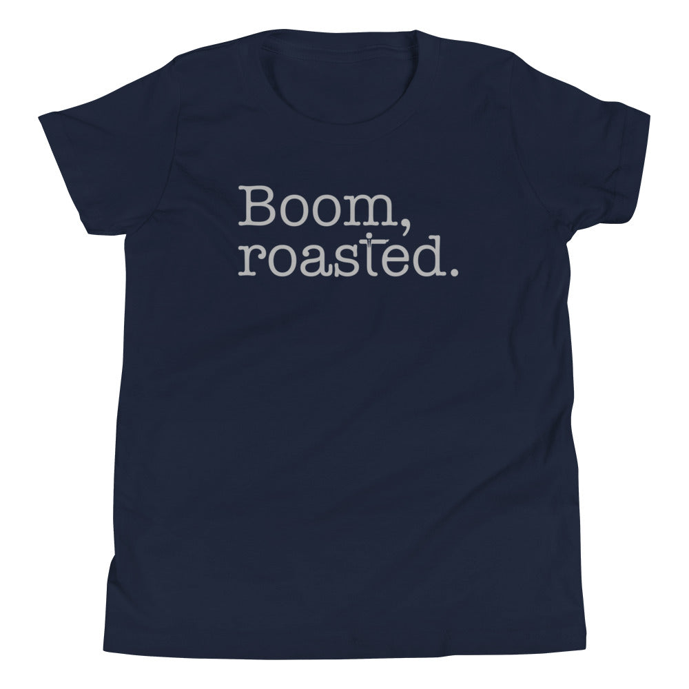 Boom, Roasted Kid's Youth Tee Hoodie, Sweatshirt | CoreVibeTees.com (Image 2)