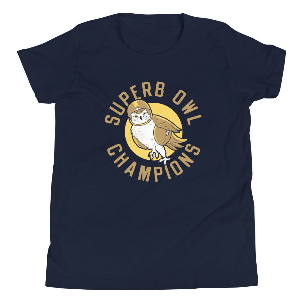 Superb Owl Kid's Youth Tee Hoodie, Sweatshirt | CoreVibeTees.com (Image 1)