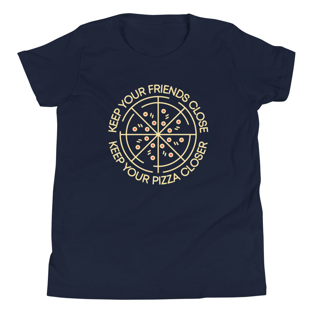 Keep Your Pizza Closer Kid's Youth Tee Hoodie, Sweatshirt | CoreVibeTees.com (Image 2)