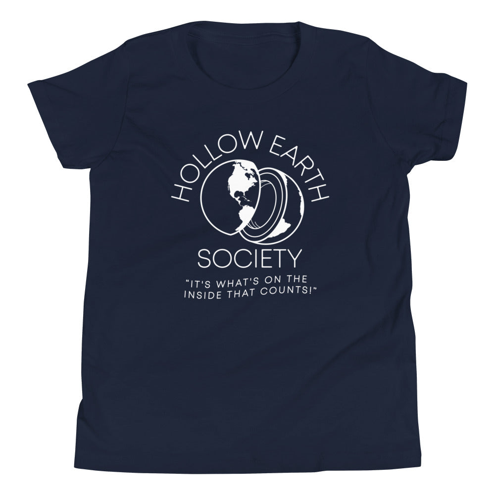 Hollow Earth Society Kid's Youth Tee Hoodie, Sweatshirt | CoreVibeTees.com (Image 3)