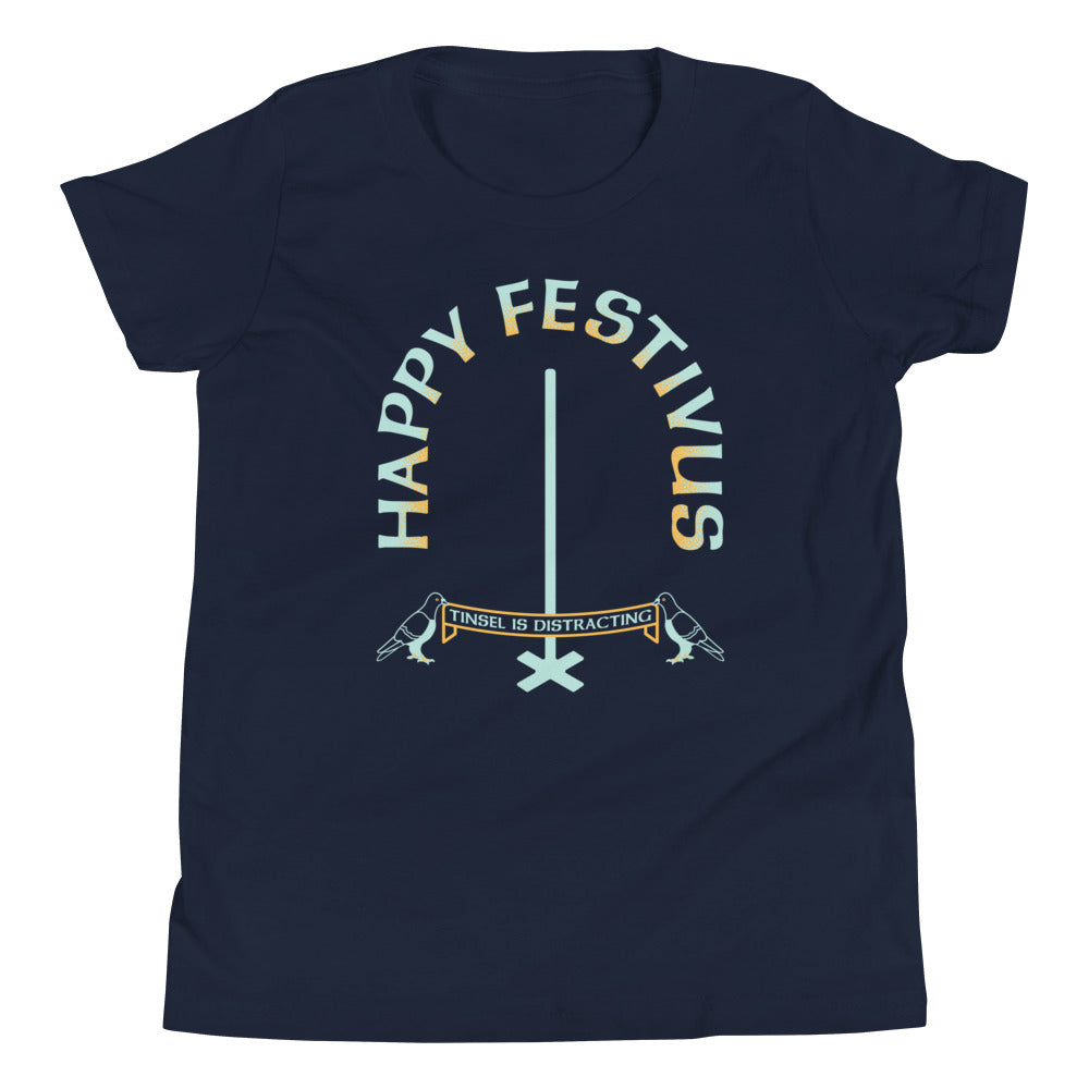Happy Festivus Kid's Youth Tee Hoodie, Sweatshirt | CoreVibeTees.com (Image 1)