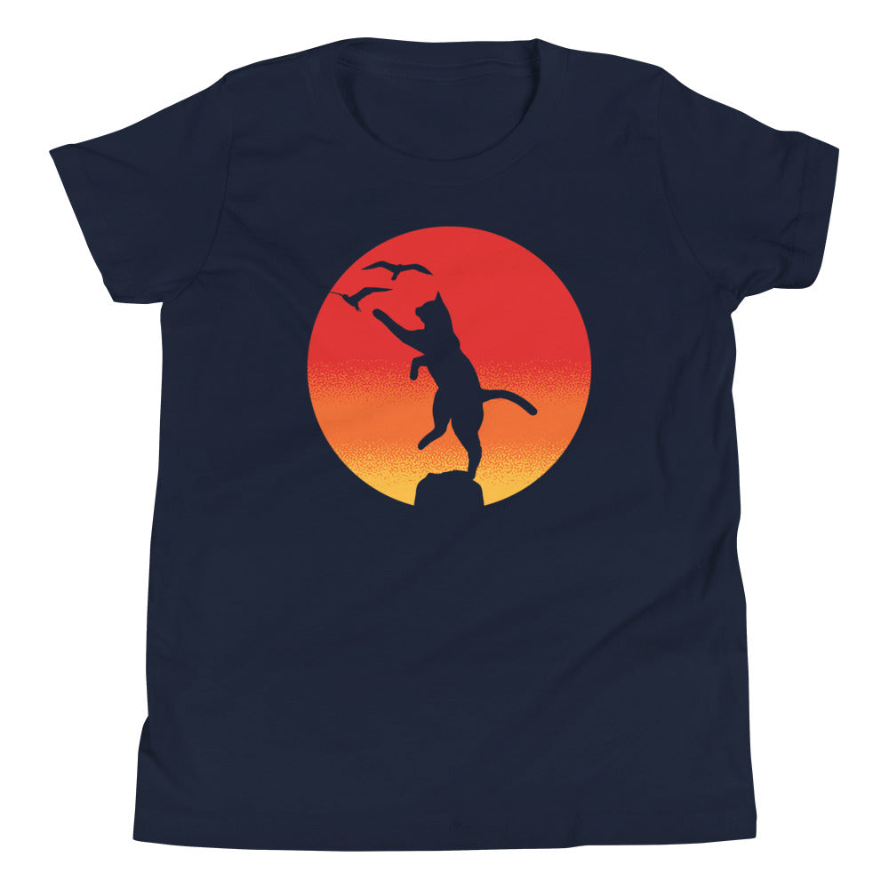 The Karate Cat Kid's Youth Tee Hoodie, Sweatshirt | CoreVibeTees.com (Image 2)