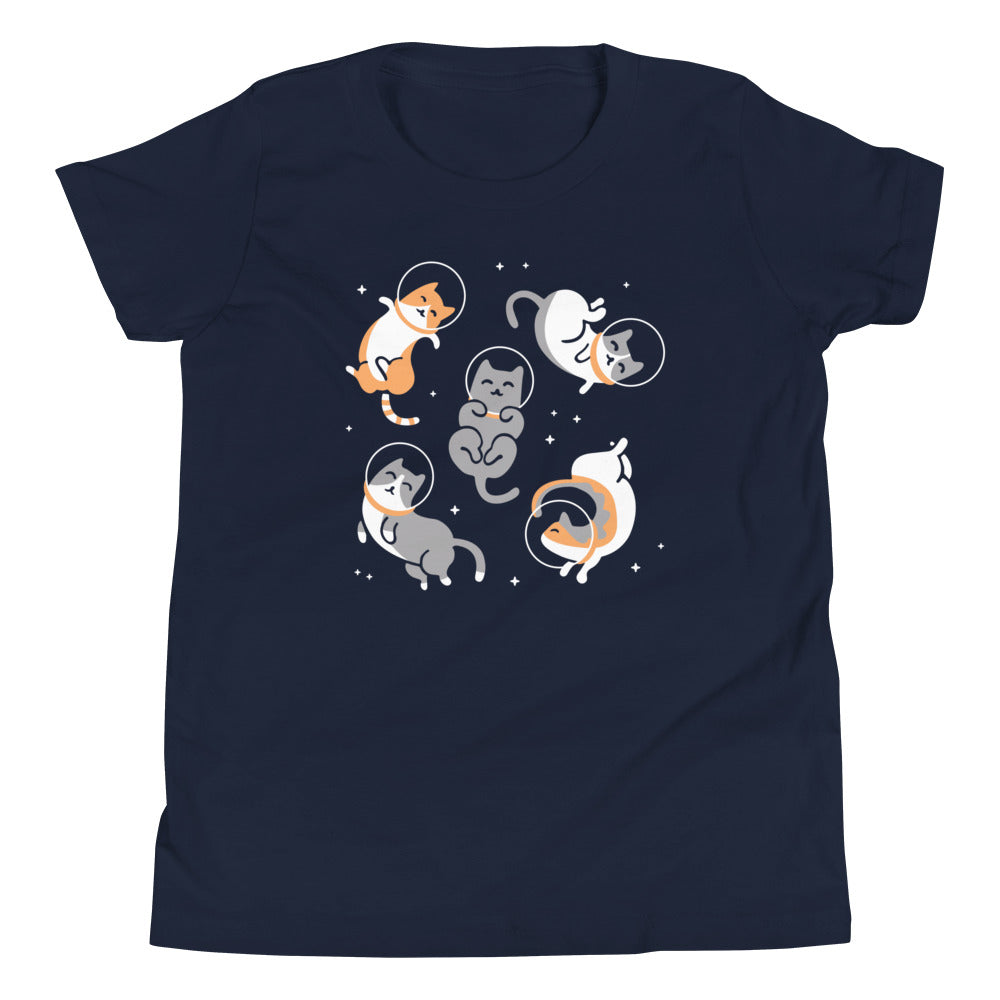 Cats In Space Kid's Youth Tee Hoodie, Sweatshirt | CoreVibeTees.com (Image 2)