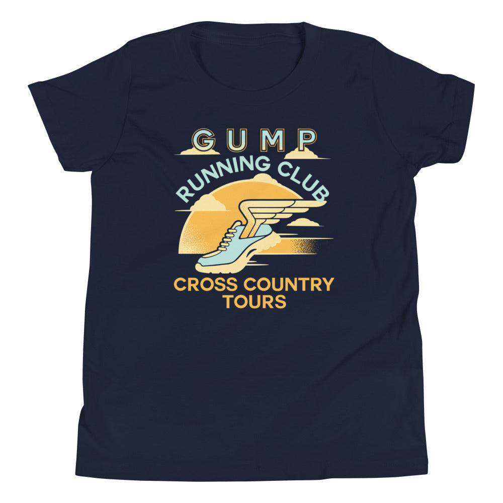 Gump Running Club Kid's Youth Tee Hoodie, Sweatshirt | CoreVibeTees.com (Image 2)