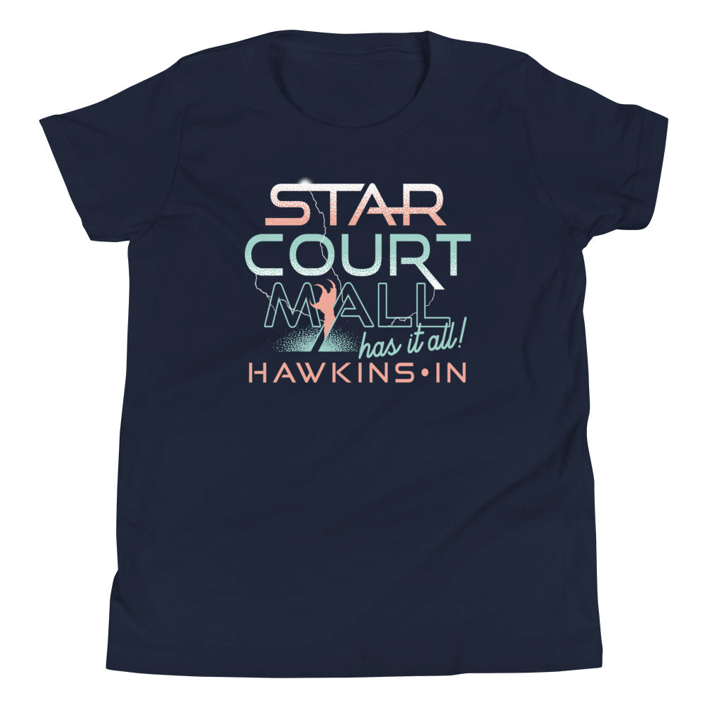 Starcourt Mall Kid's Youth Tee Hoodie, Sweatshirt | CoreVibeTees.com (Image 2)