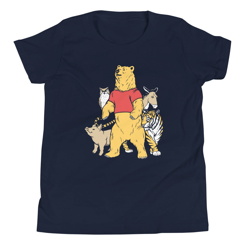 Bear And Friends Kid's Youth Tee Hoodie, Sweatshirt | CoreVibeTees.com (Image 2)