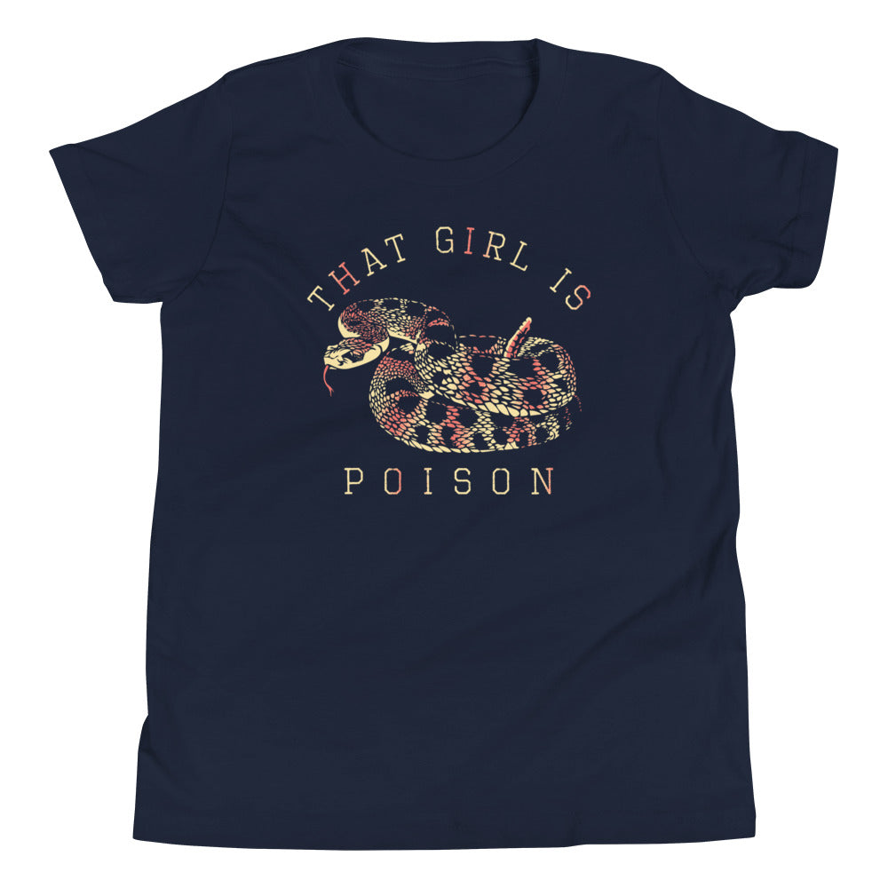 That Girl Is Poison Kid's Youth Tee Hoodie, Sweatshirt | CoreVibeTees.com (Image 2)