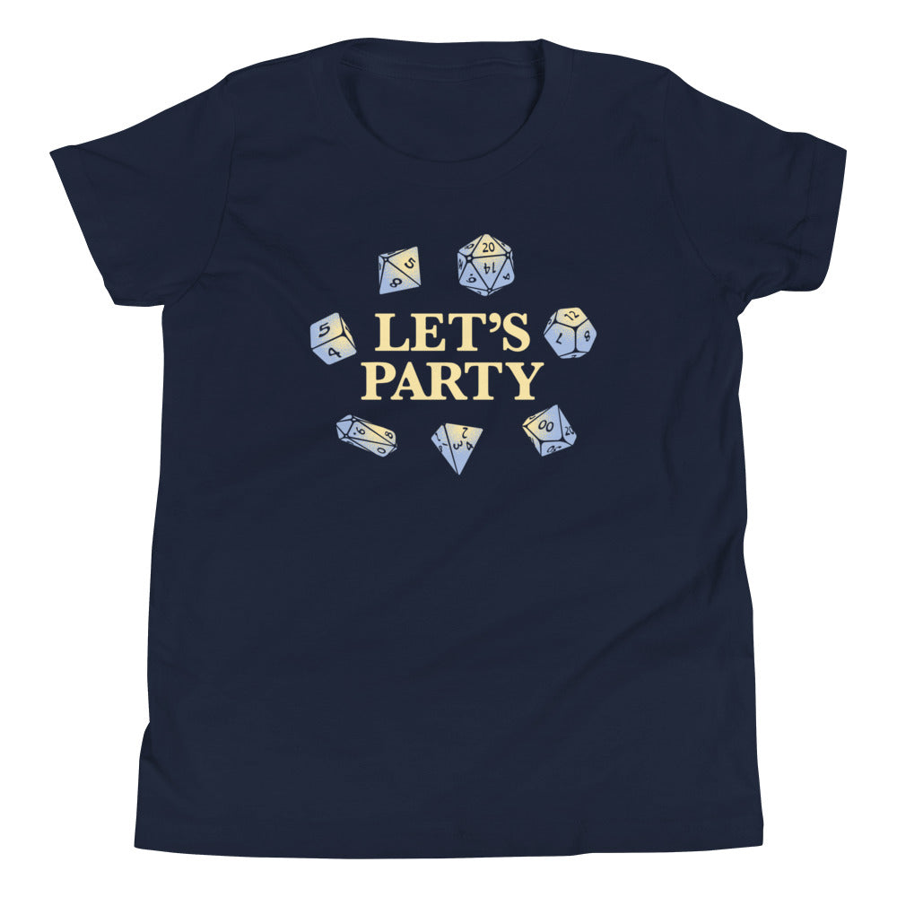 Let's Party Dice Kid's Youth Tee Hoodie, Sweatshirt | CoreVibeTees.com (Image 2)