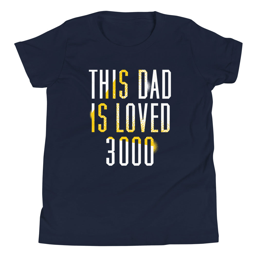 This Dad Is Loved 3000 Kid's Youth Tee Hoodie, Sweatshirt | CoreVibeTees.com (Image 2)