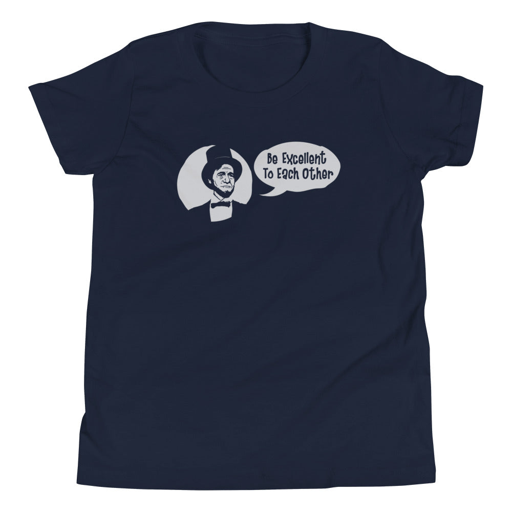 Be Excellent to Each Other Kid's Youth Tee Hoodie, Sweatshirt | CoreVibeTees.com (Image 2)