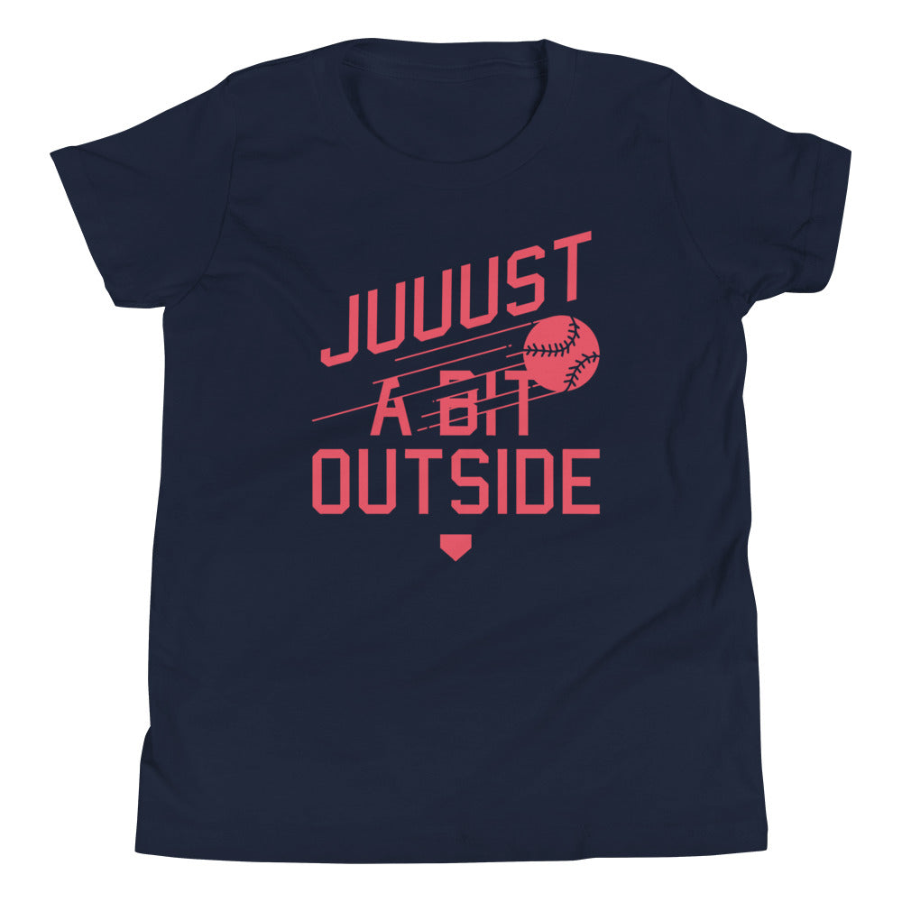 Just A Bit Outside Kid's Youth Tee Hoodie, Sweatshirt | CoreVibeTees.com (Image 1)