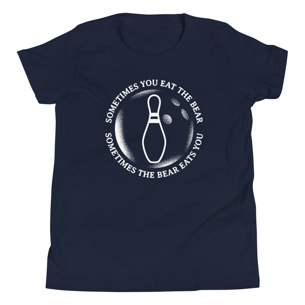Sometimes You Eat The Bear Kid's Youth Tee Hoodie, Sweatshirt | CoreVibeTees.com (Image 2)