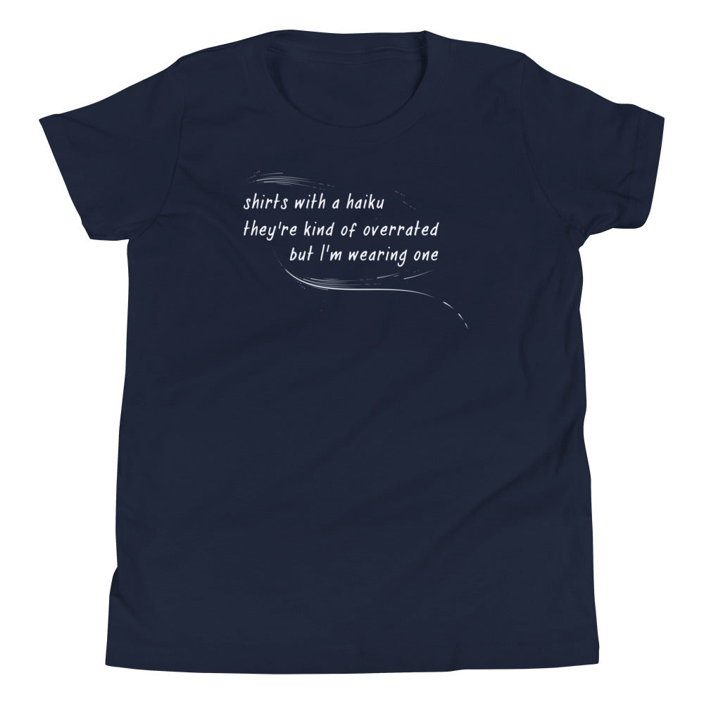 Haiku Kid's Youth Tee Hoodie, Sweatshirt | CoreVibeTees.com (Image 1)