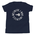 Because I Was Inverted Kid's Youth Tee Hoodie, Sweatshirt | CoreVibeTees.com (Image 1)