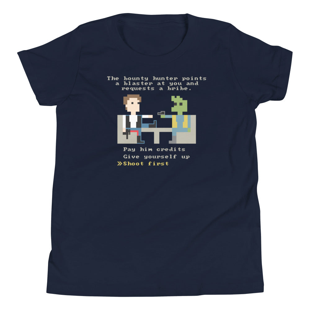 The Bounty Hunter Kid's Youth Tee Hoodie, Sweatshirt | CoreVibeTees.com (Image 2)