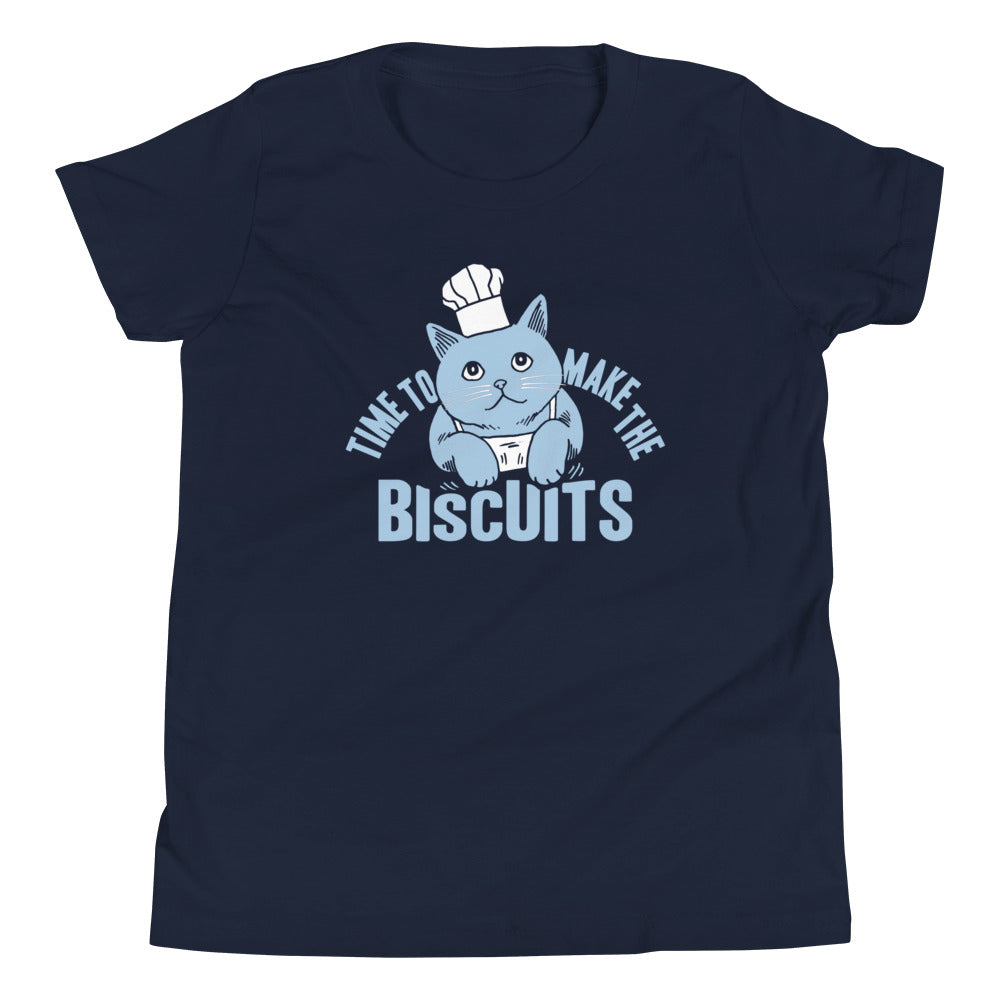Time To Make The Biscuits Kid's Youth Tee Hoodie, Sweatshirt | CoreVibeTees.com (Image 1)