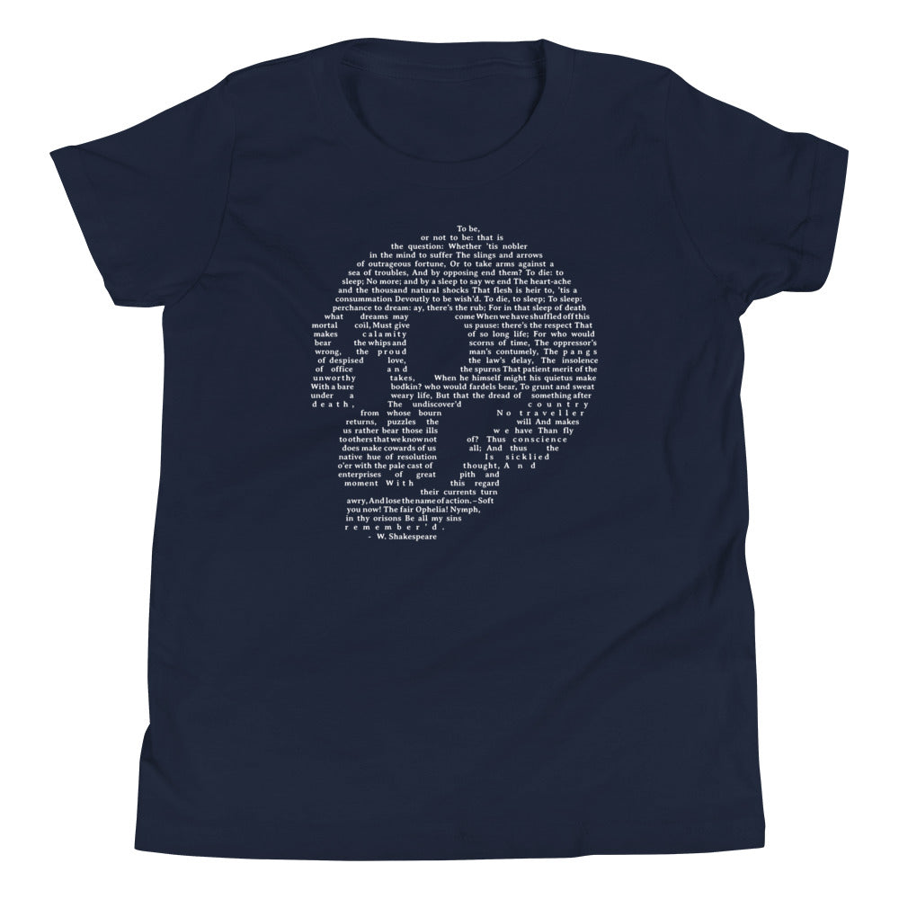 Hamlet Soliloquy Kid's Youth Tee Hoodie, Sweatshirt | CoreVibeTees.com (Image 2)