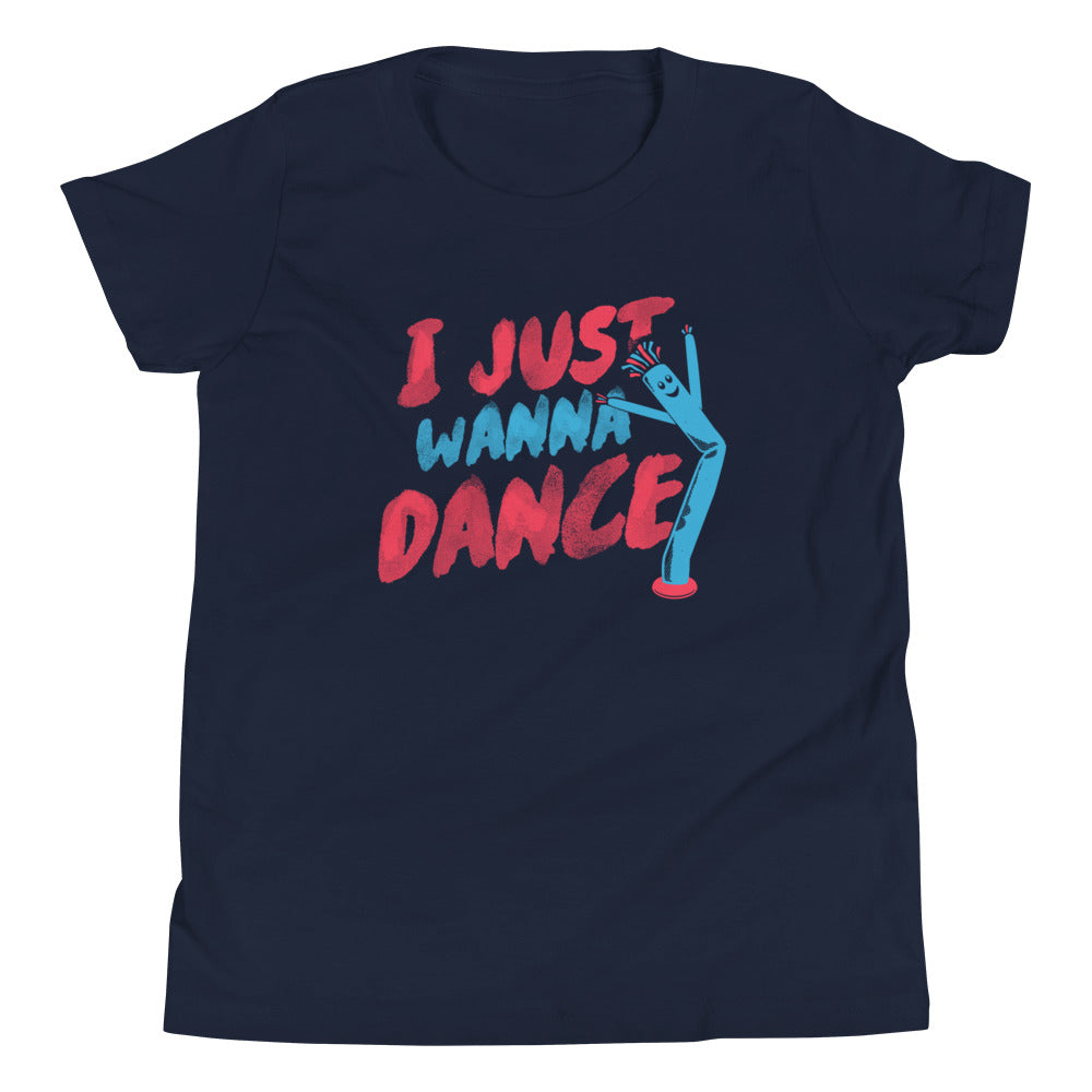 I Just Wanna Dance Kid's Youth Tee Hoodie, Sweatshirt | CoreVibeTees.com (Image 3)