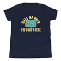 Wake Me When The Food's Here Kid's Youth Tee Hoodie, Sweatshirt | CoreVibeTees.com (Image 1)