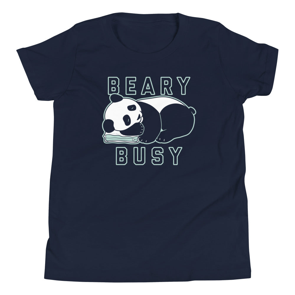 Beary Busy Kid's Youth Tee Hoodie, Sweatshirt | CoreVibeTees.com (Image 2)