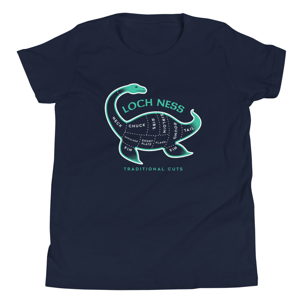 Loch Ness Traditional Cuts Kid's Youth Tee Hoodie, Sweatshirt | CoreVibeTees.com (Image 2)